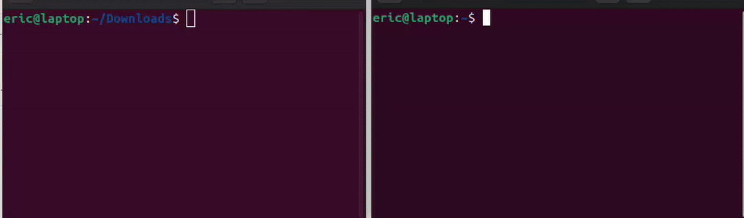 Terminal to Terminal File Transfer